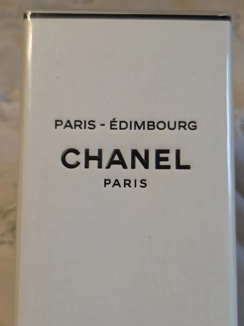 CHANEL White Shower Gel Tube